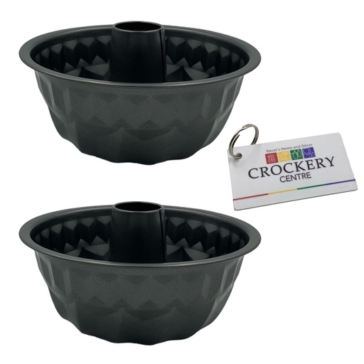 [AD01384] Baking Pan 23X9cm Tube Form Pattern Carbon Steel-Bakers Essentials