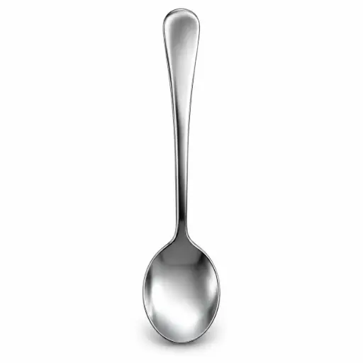 [AD03468] Soup Spoon Stainless Steel - Renaissance