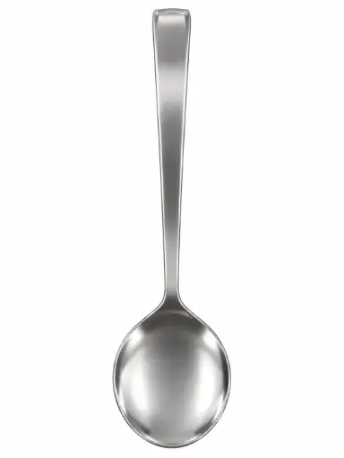 [AD03490] Soup Spoon Stainless Steel - New Wave