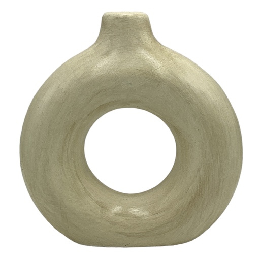 [RHD7379] Vase AC 20cm (20x18x6cm)Donut - Base