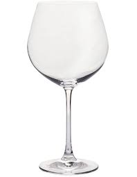 [AD04634] Wine Goblet 650ml Clear Glass Romantic - TU505