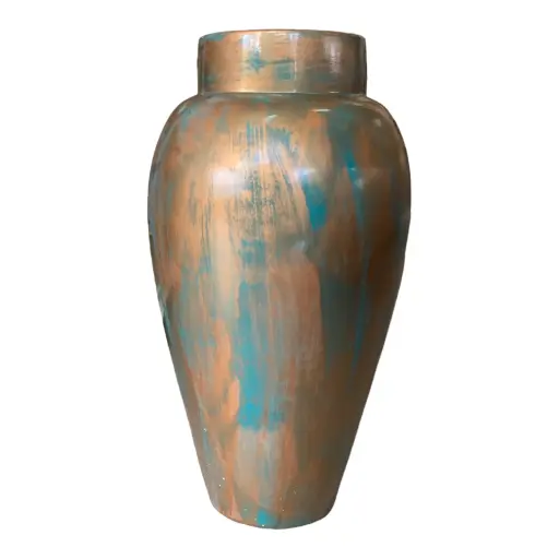 [RHD5185] Vase AC 82cm (82x26cm) Valencia - Metallic