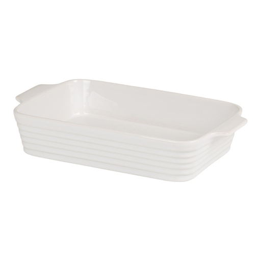 [AD06875] Casserole 30x22cm With Handles Embossed-12368