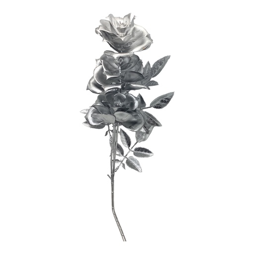 [RHD1] Artificial Flower 64cm 3 Head Rose H-767