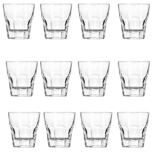 [AD07711] Shooter Glass 12pc Set 25ml Shooter / Tot - 10275