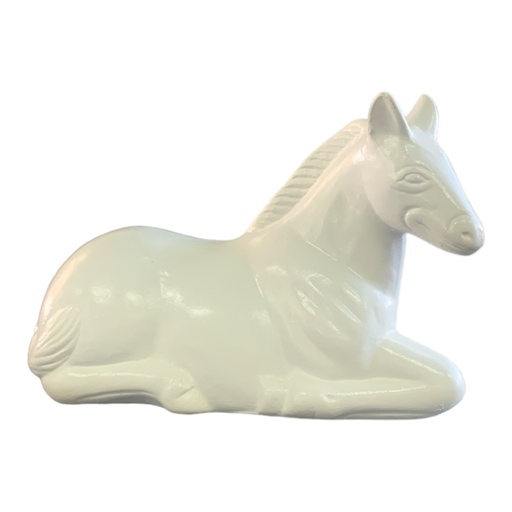 [AD07809] Decor Ornament 20x15x8cm laying Hores-Base