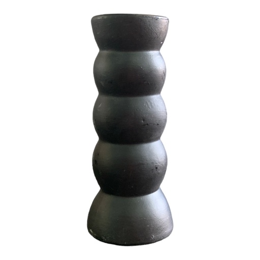 [RHD5240] Candle Holder 13x5cm Bubble-Base