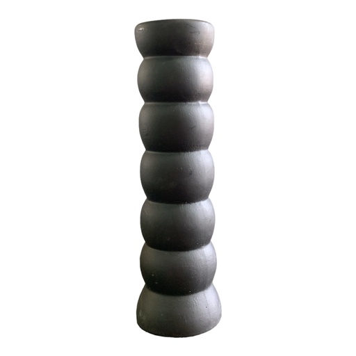 [RHD5242] Candle Holder 20x5cm Bubble-Base