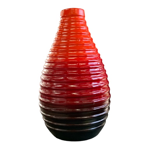 [RHD5251] Vase AC 24cm (24x13cm) Ribbed Bud - Base