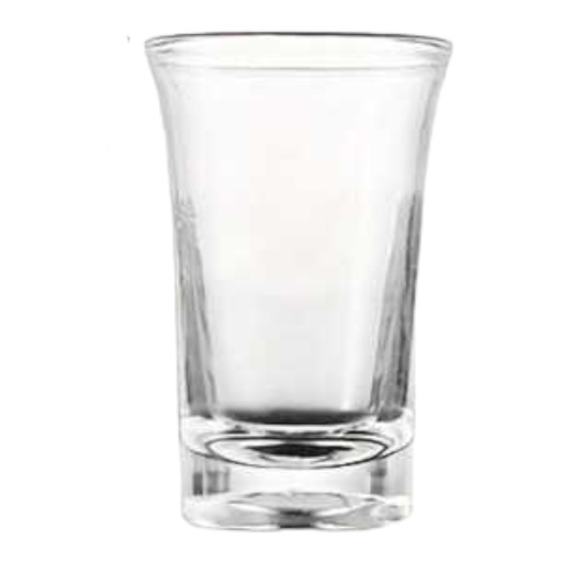 [AD08437] Shot Glass 30ml (6.5x4cm) Clear - TU513