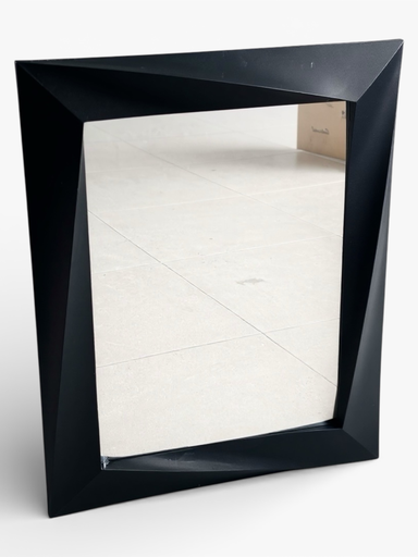 [AD09122] Mirror 75x60cm Waved Rect SD822-1