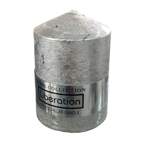 [RHD5442] Candle 10x7cm Pillar Rustic Liberation XGLZ