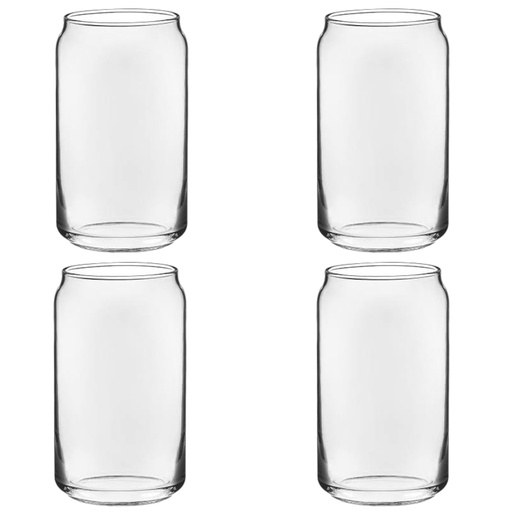 [AD09364] Tumbler 4pc Set 435ml Can Shaped - 17513