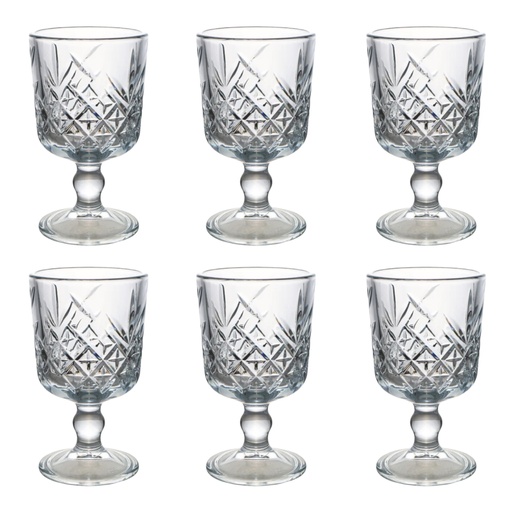 [AD09369] Liquer 6pc 60ml Timeless Glass 51718