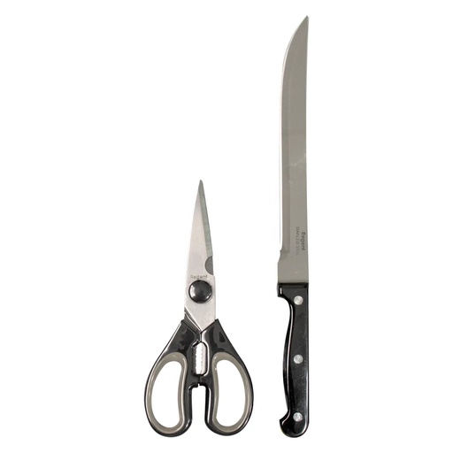 [AD09463] Carving Knife & Scissors 2pc Set (310mm & 195mm) - RG 21110