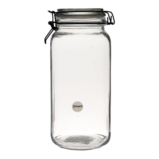 [AD09498] Canister 12.5x25.5cm Glass Lid Hermetic Regent 50833 - Disc