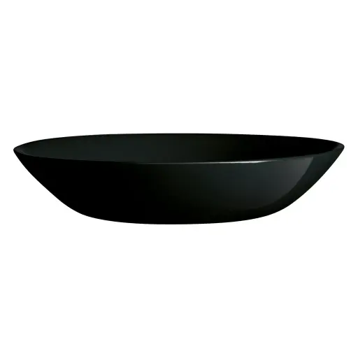 [AD09645] Bowl 27x8cm 3L Carine Black Opal Glass Luminarc 37066